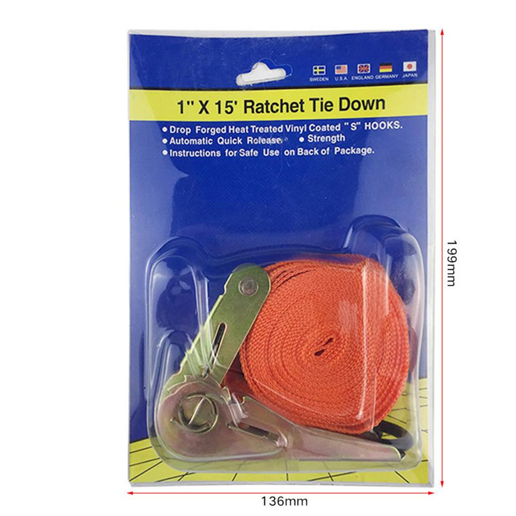 Xe Mạnh Mẽ Ratchet Thắt Lưng Dây Đeo Túi Hành Lý Hàng Hóa Đả Kích Khóa Kim Loại