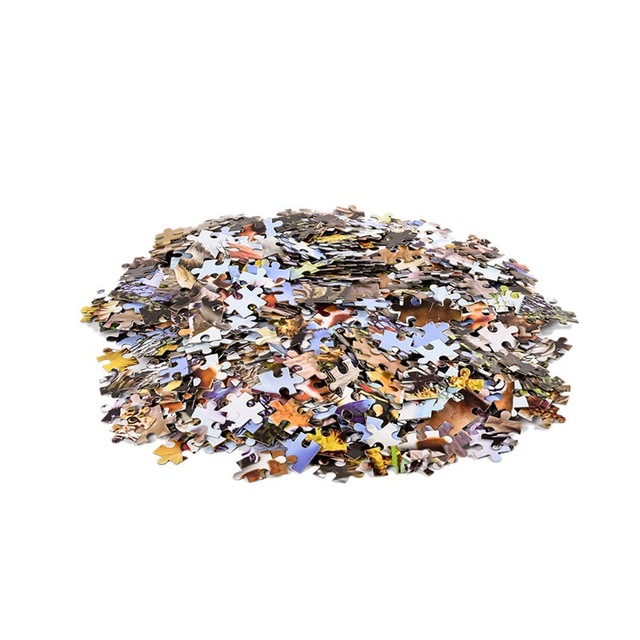 Tranh ghép hình 1000 mảnh bằng giấy ghép Jigsaw Puzzle hình QUẢNG TRƯỜNG THỜI ĐẠI - kích thước 75cm*50cm, mã số STN-TG06