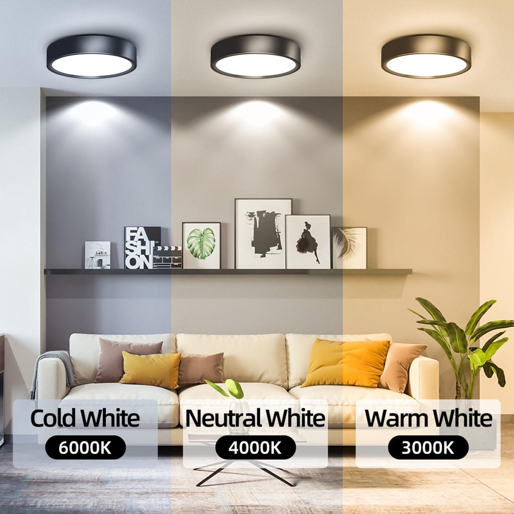 Đèn Trần Mini Bóng Led 110V 5/10/15/25W Bằng Nhôm Cho Phòng Khách/Phòng Ngủ