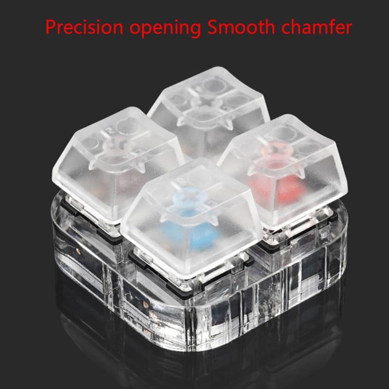 HSV 4 Key Caps Translucent Keycaps Testing Tool Gateron MX Switches Keyboard Tester