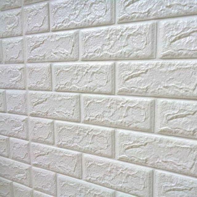 Xốp dán tường 3D giả gạch 70×77 cm