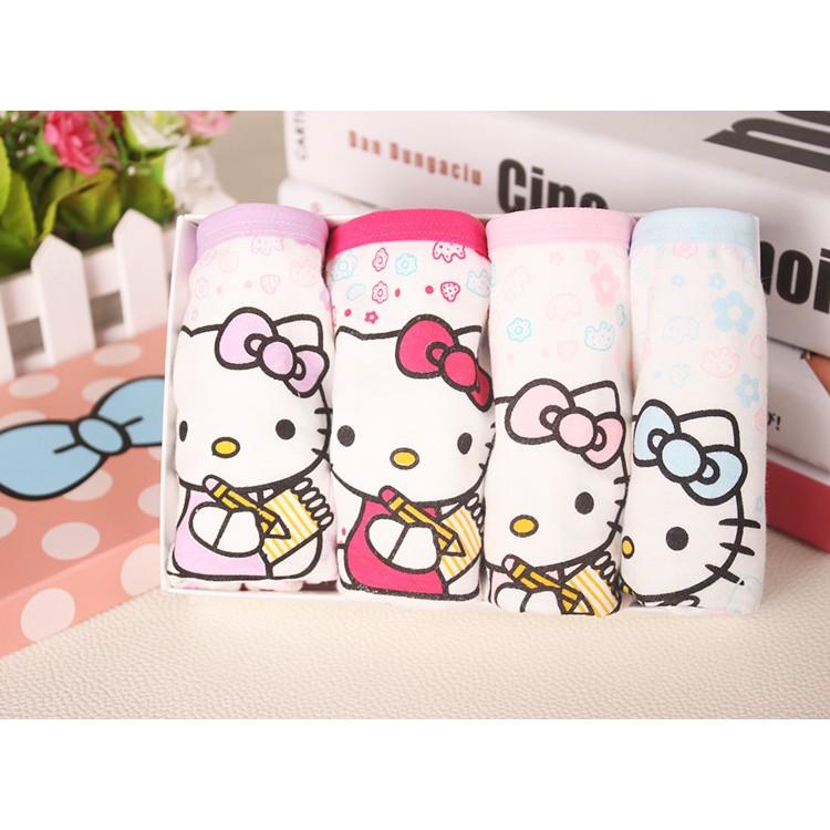 Quần Chip Hello Kitty Xinh Xắn Cho Bé Gái 8-18kg