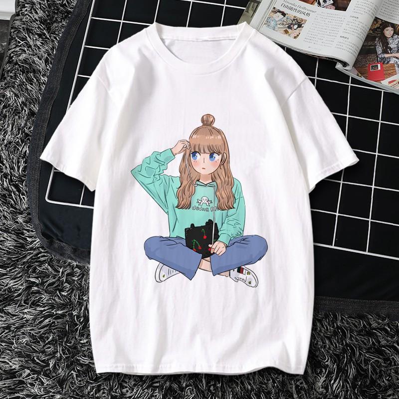 Áo thun mùa hè dành cho nam nữ in hình Lisa Blackpink kiểu dáng giản dị dành cho giới yêu thích