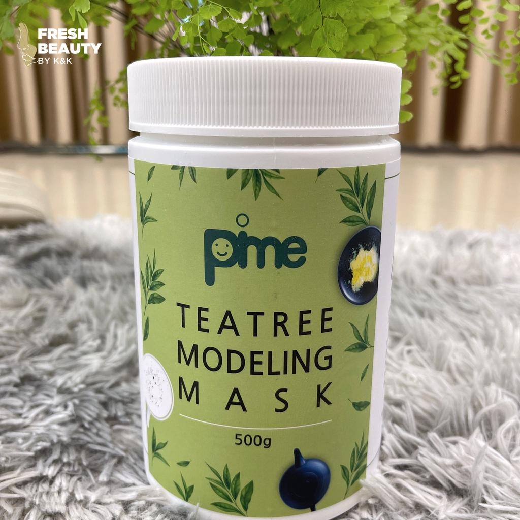 [Size to] Mặt nạ dẻo trà xanh Pime Tea Tree Modeling Mask giảm mụn, hút và kiềm dầu 250g