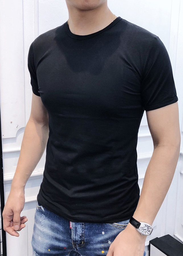 Áo Thun Nam Đen Dáng Vừa THUNDEN99