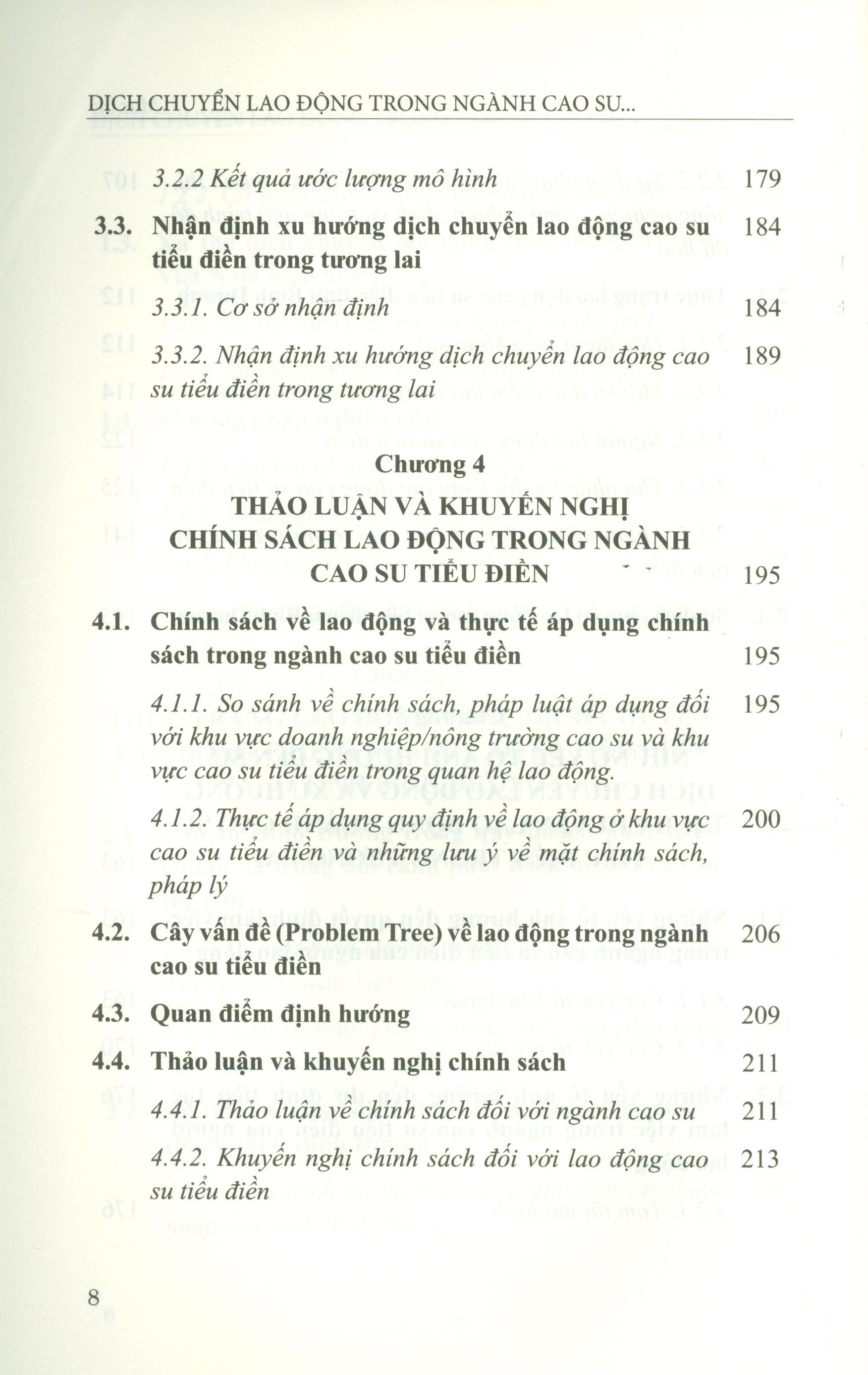 Dịch Chuyển Lao Động Trong Ngành Cao Su Tiểu Điền Ở Tỉnh Bình Dương