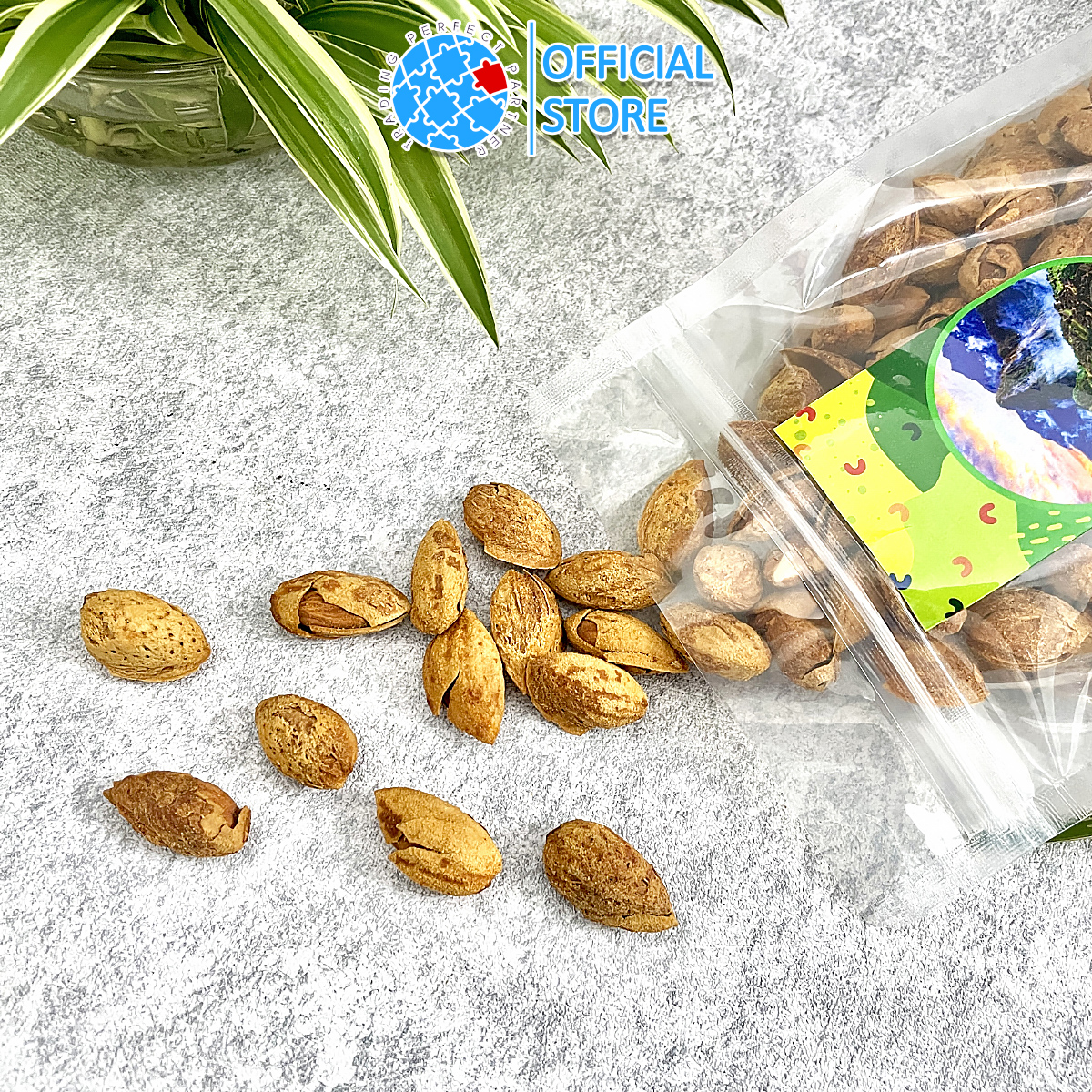 Hạt Hạnh Nhân Mỹ Rang Bơ Trading Perfect Partner túi 500g