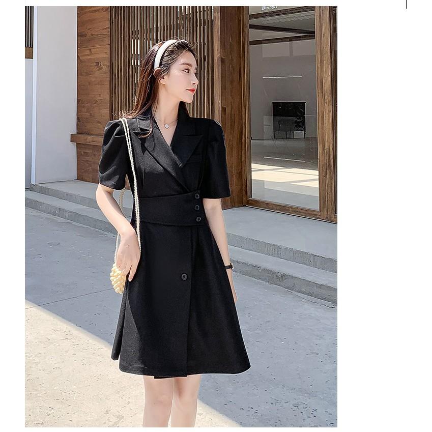 Váy liền thân kiểu pháp - Đầm phụ nữ che bụng thiết kế quý tộc - Cherrystore