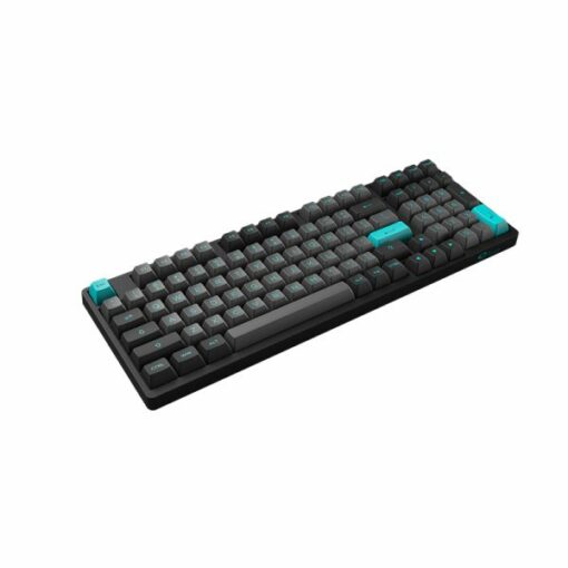 Bàn phím cơ không dây AKKO 3098B Multi-modes Black &amp; Cyan (Akko CS Switch)_Hàng chính hãng