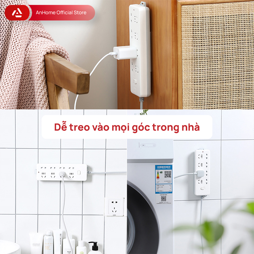 Miếng dán treo ổ cắm AnHome H1