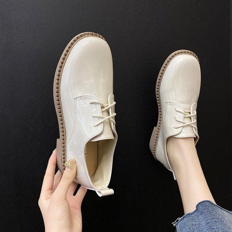 Giày Oxford Mũi Tròn Đế Thấp Thời Trang Thanh Lịch Cho Nữ