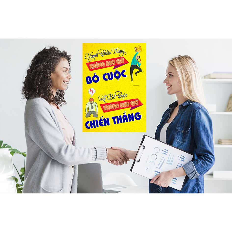 Decal trang trí Slogan trang trí văn phòng công ty số 27