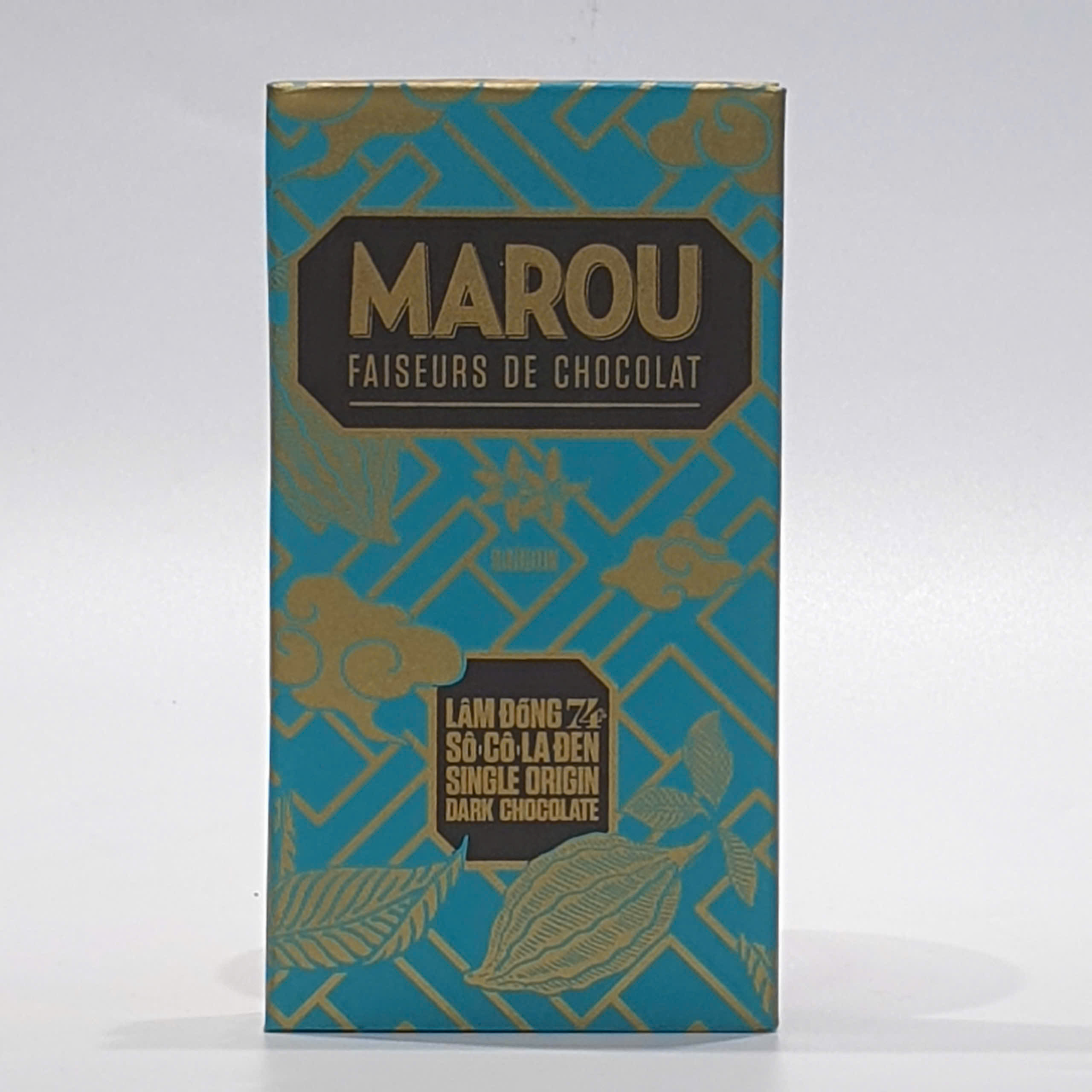 Sô cô la Lâm Đồng 74% - Marou Chocolate Lam Dong - 80g