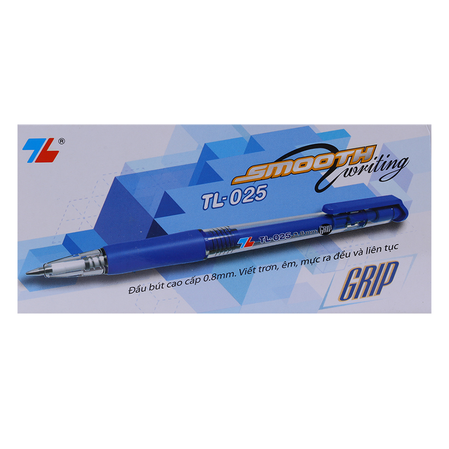 Hộp 20 cây bút bi Thiên Long - TL025 màu xanh