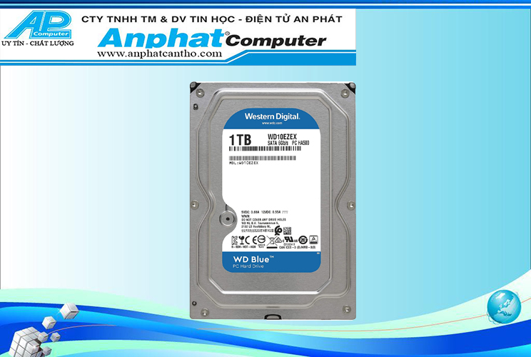 Ổ Cứng HDD WD Blue 2TB/64MB/5400rpm/3.5&quot; WD20EZAZ - Hàng Chính Hãng