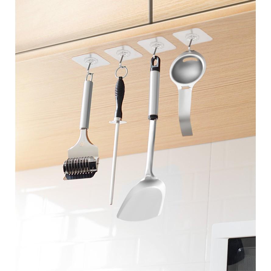 Móc dán tường trong suốt siêu dính chắc chắn, chịu lực tốt 6*6cm