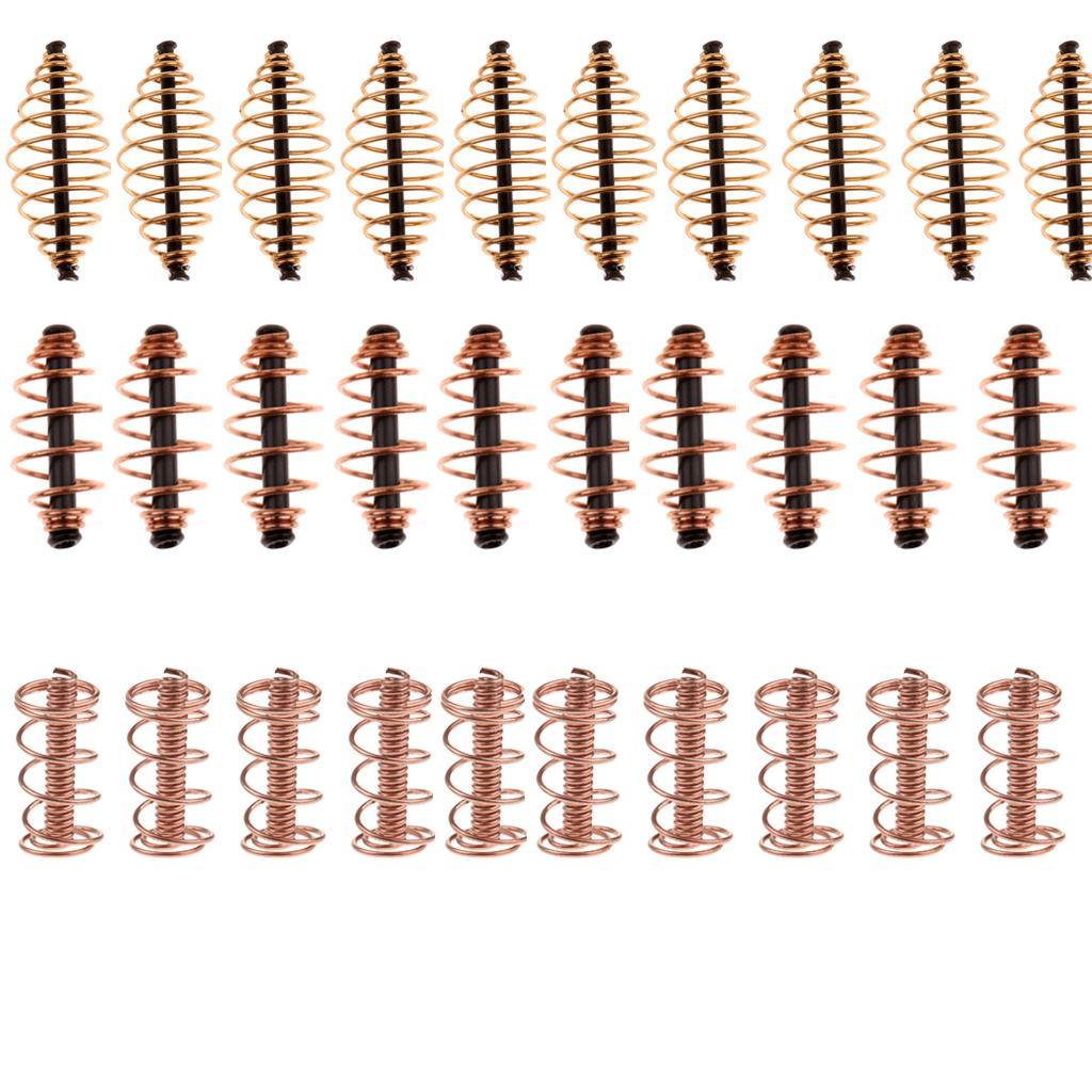 10pcs Carp Spring Inline Fishing Feeder Coarse Fishing Tackle Baits Cage