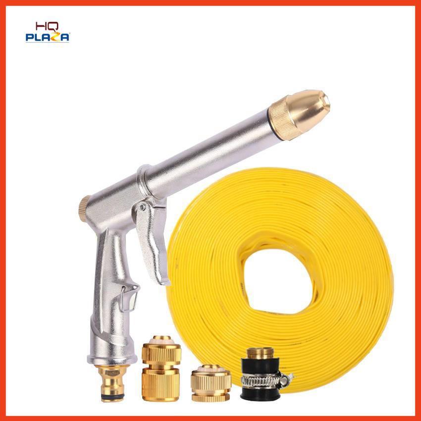 Vòi nước vòi phun nước rửa xe tưới cây tăng áp thông minh + bộ dây bơm nước cao cấp TLG 206810 đầu đồng,cút đồng