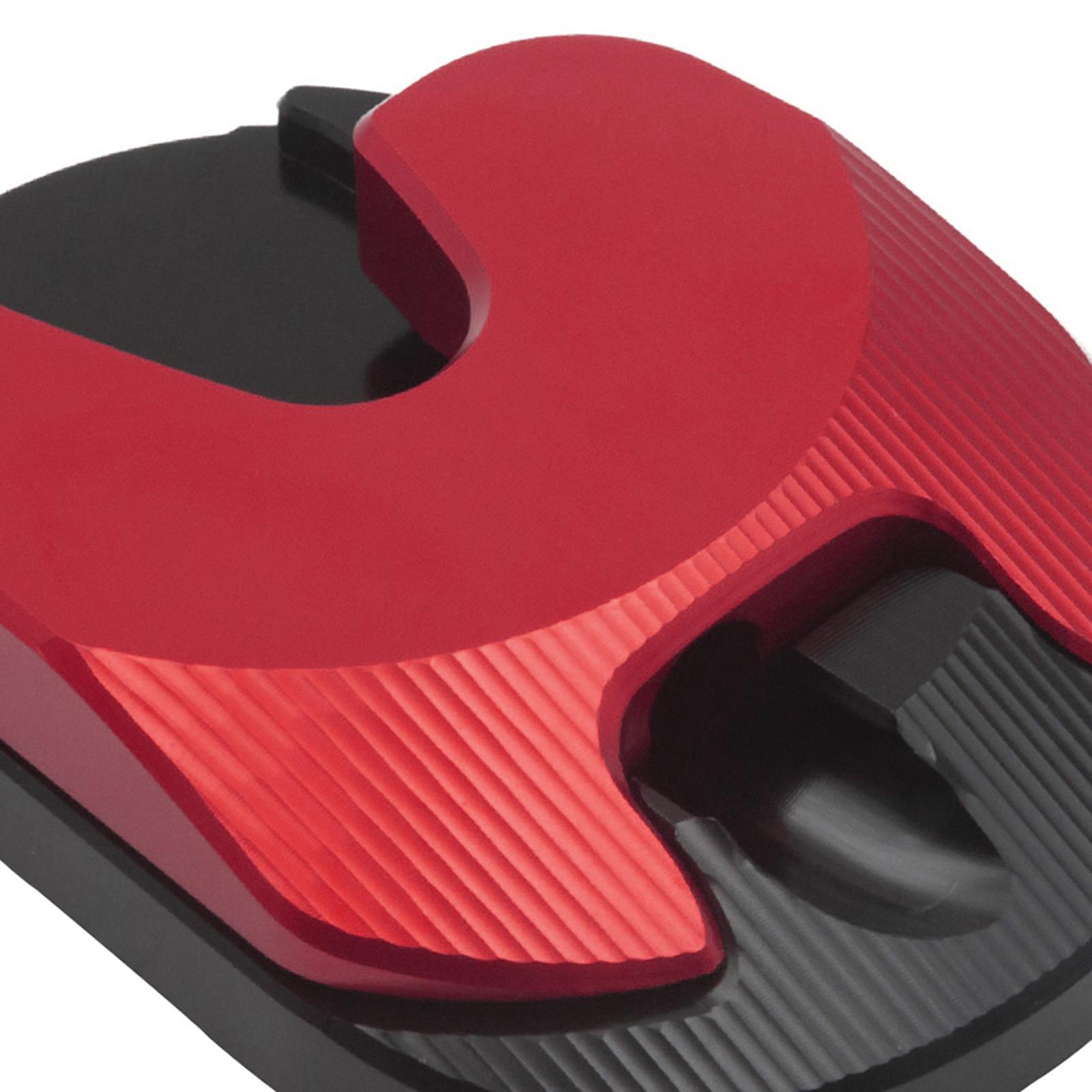 Motorcycle Kickstand Plate Extension Pad Side for  Pcx160 2020-21 Red