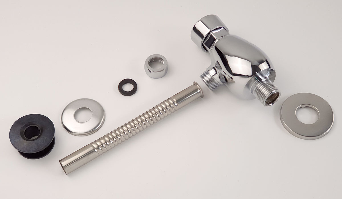 Van xả tiểu nhấn nam, chất liệu Đồng mạ Chrome Eurolife EL-XT140