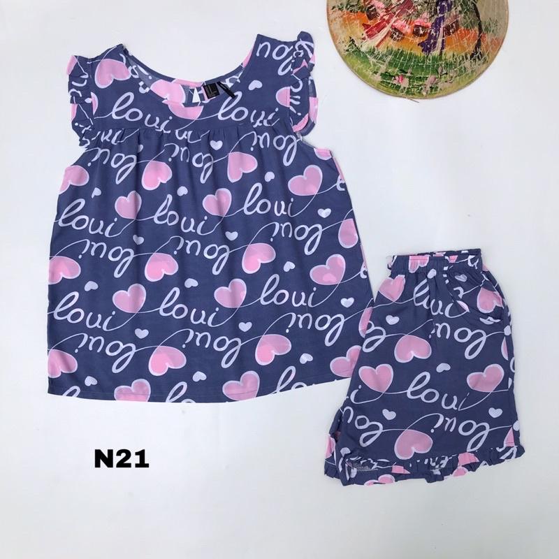 Đồ Bộ Nữ Tole Lanh Quần Đùi Áo Cánh Tiên