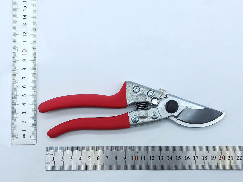 Kéo cắt cành cán bọc nhung đỏ thép hợp kim SK5