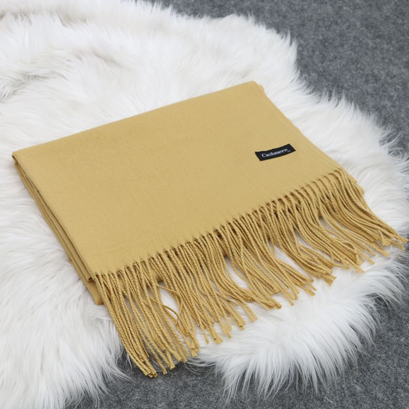 Khăn choàng cổ len dạ giữ ấm chất len cashmere cao cấp