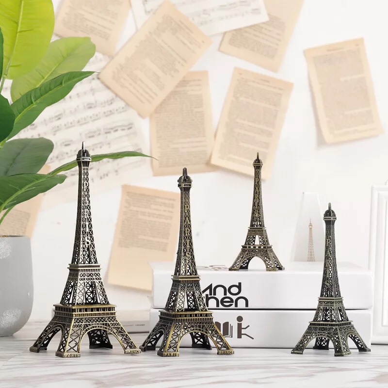 Mô hình Tháp Eiffel bằng Thép Không Gỉ size 32 Cm