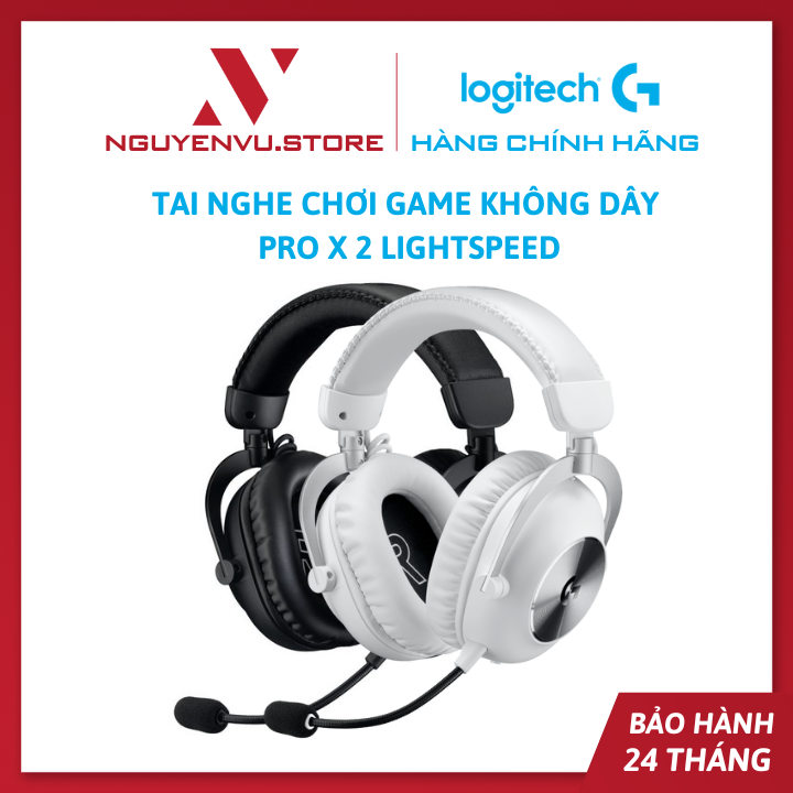 Tai Nghe Gaming Không Dây Logitech PRO X 2 LIGHTSPEED - Hàng Chính Hãng