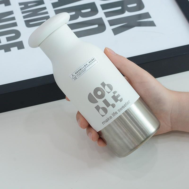 Bình giữ nhiệt dáng chai Cobble 400ml chất lừ