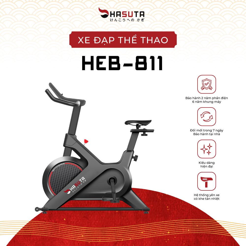 Xe đạp tập thể dục HASUTA HEB-811 - Hàng chính hãng