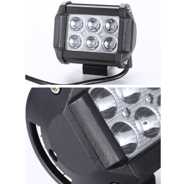 Đèn Led 18w 6000k Ánh Sáng Trắng Cho Xe Ô Tô