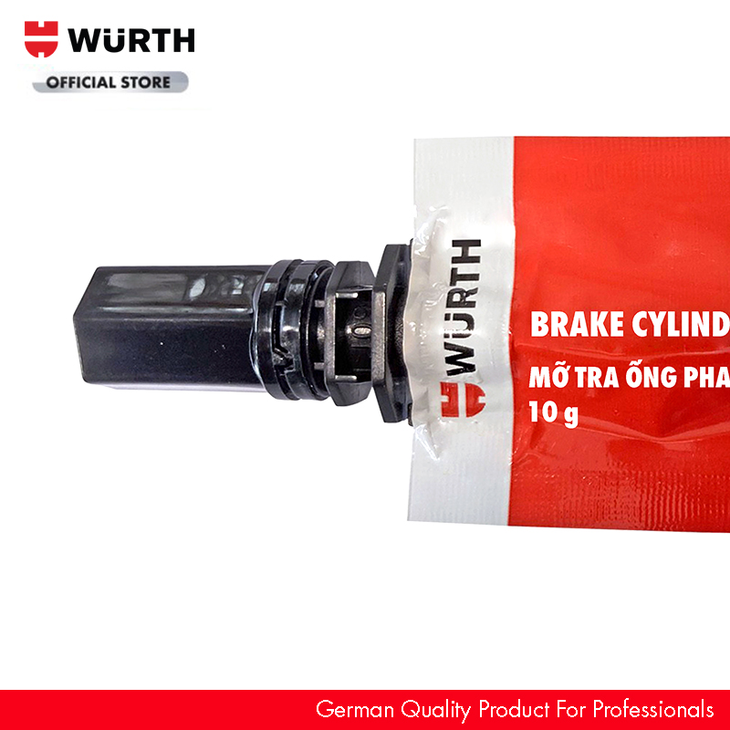 Wurth Combo 2 Loại Mỡ Chuyên Dụng Cho Ô tô Mỡ Tra Ống Phanh 10g Và Mỡ Tra Má Phanh 5,5ml