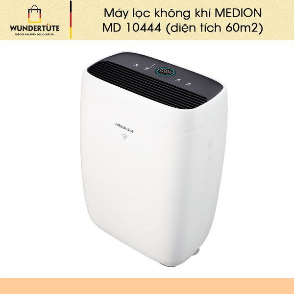 Máy lọc không khí MEDION MD 10444 (3 màng lọc bao gồm bộ lọc Hepa H14 - diện tích 60m2) - Hàng nhập khẩu Đức