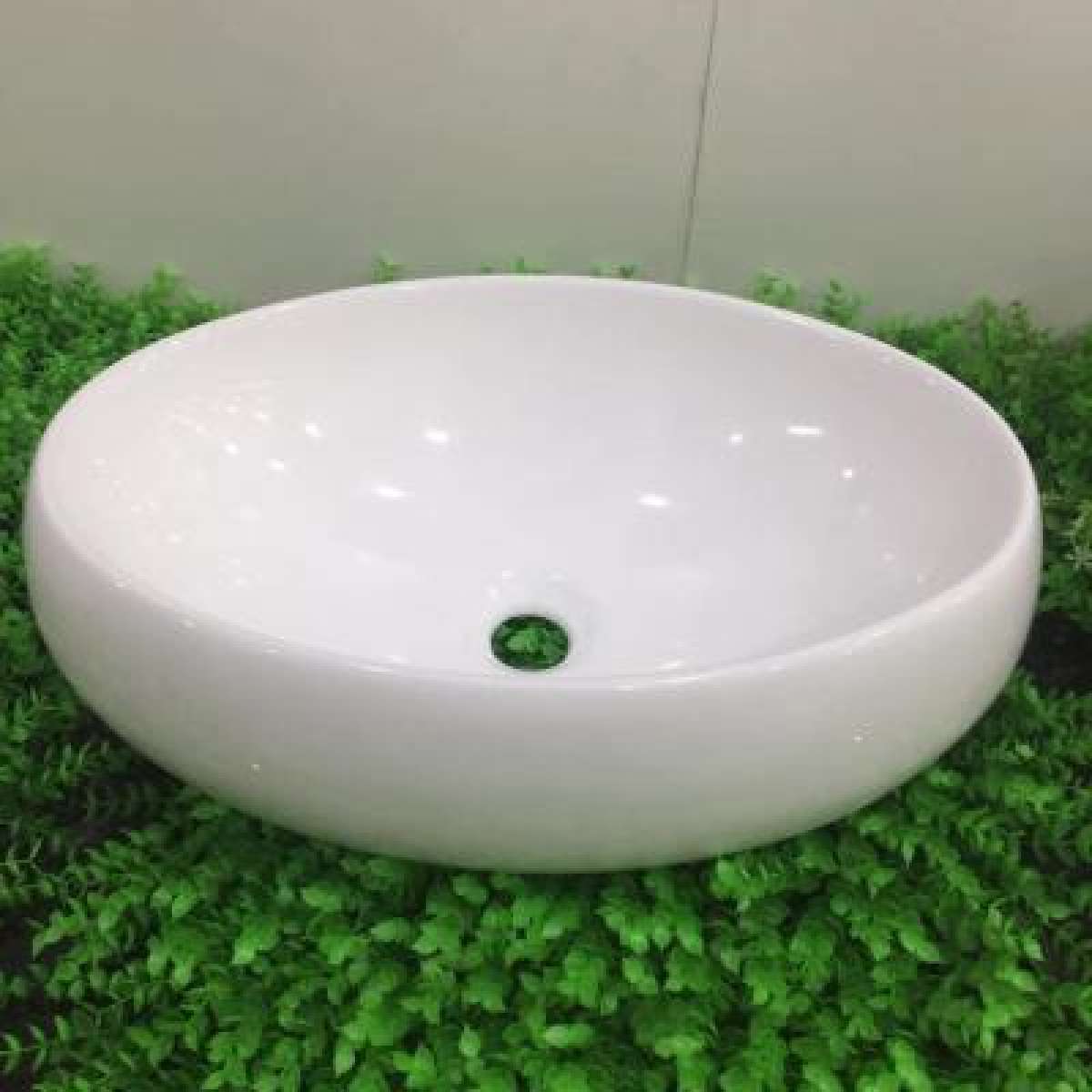 CHẬU LAVABO ELIP TRẮNG GRVL 065Q