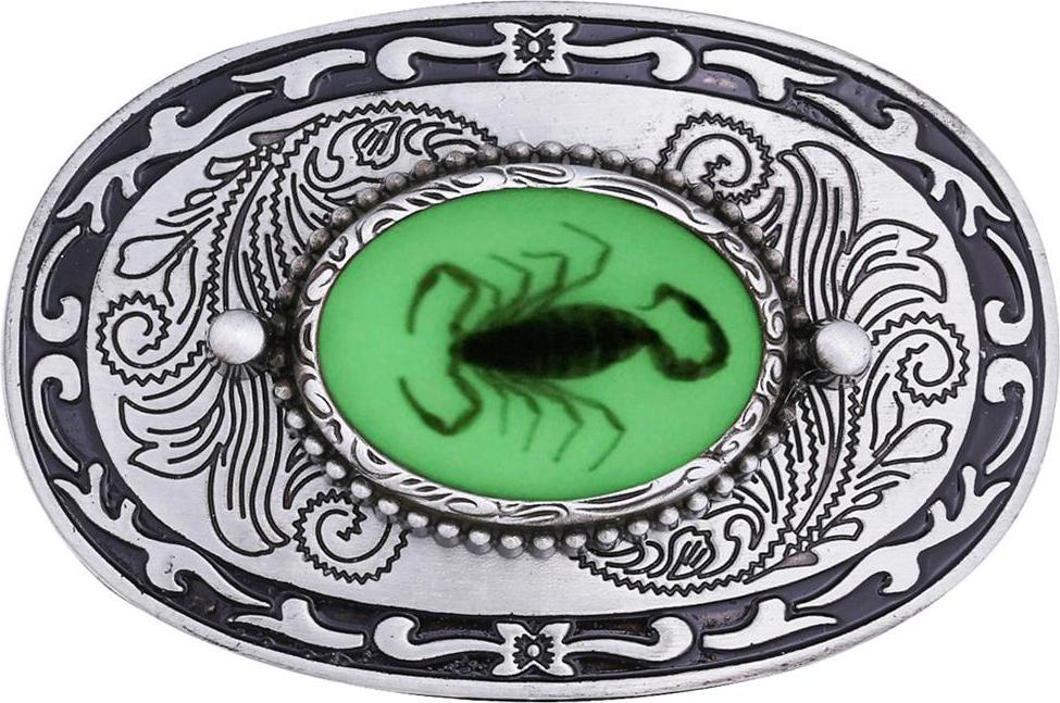 Men\'s Western Scorpion Belt Buckle Alloy Classic Buckle for Leather Belts