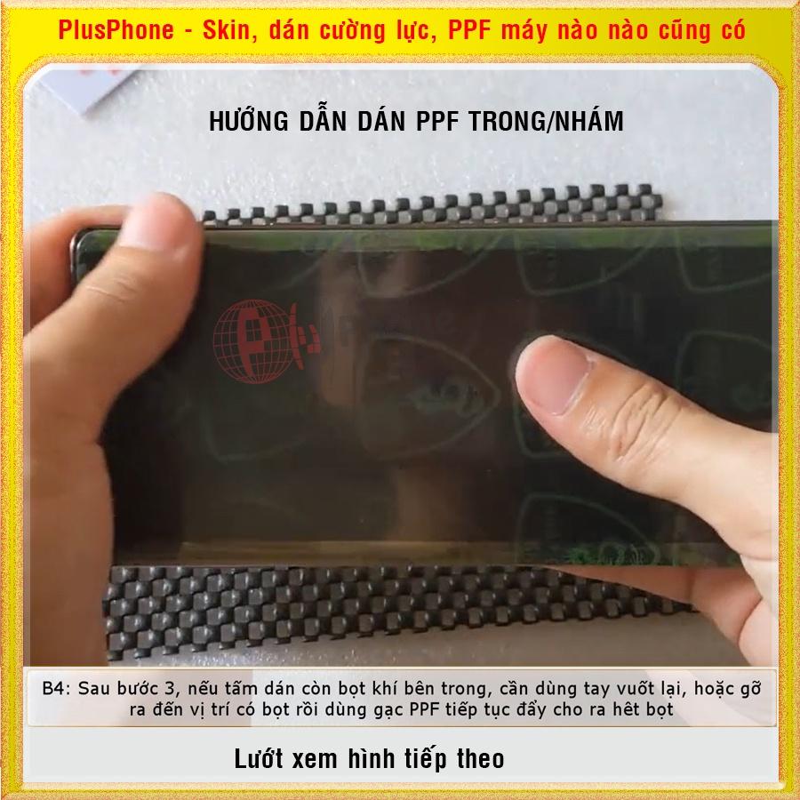 Dán dẻo PPF loại trong và nhám cho LG Velvet