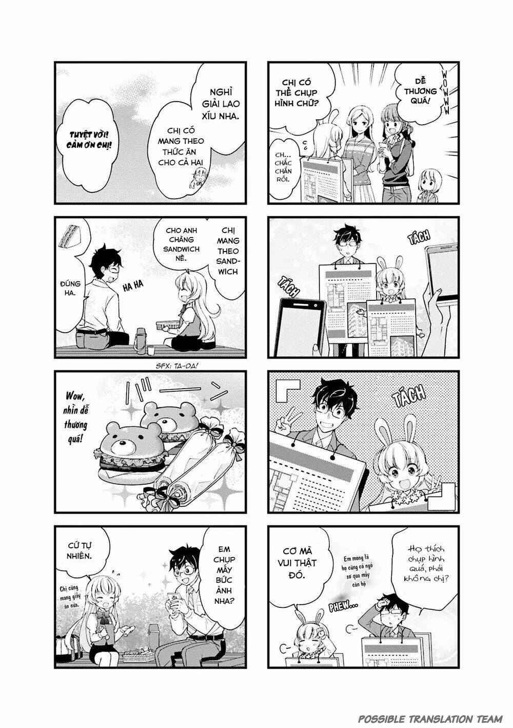 senpai nhỏ nhắn của tôi rất dễ thương chapter 3 6