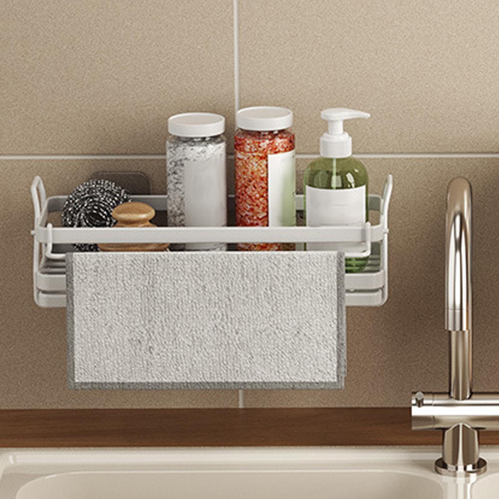 Dish Brush Soap Dispenser Holder,Soap Dispenser Caddy Organizer for Dish Cloth Dish Soap