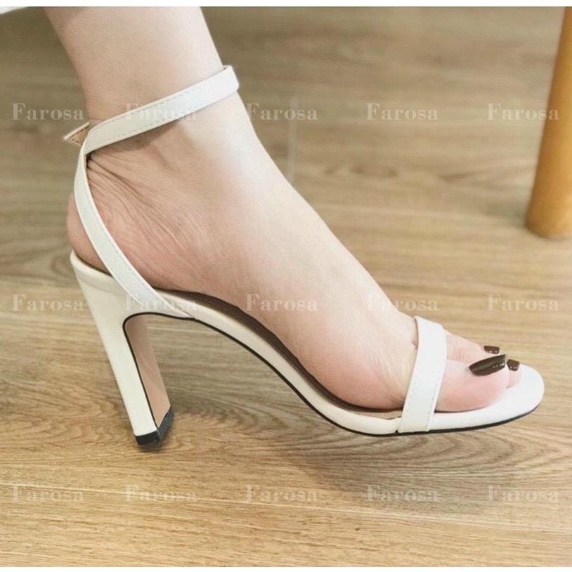 Dép sandal nữ FAROSA gót dẹt 9 phân cách điệu quai mảnh tinh tế Q65