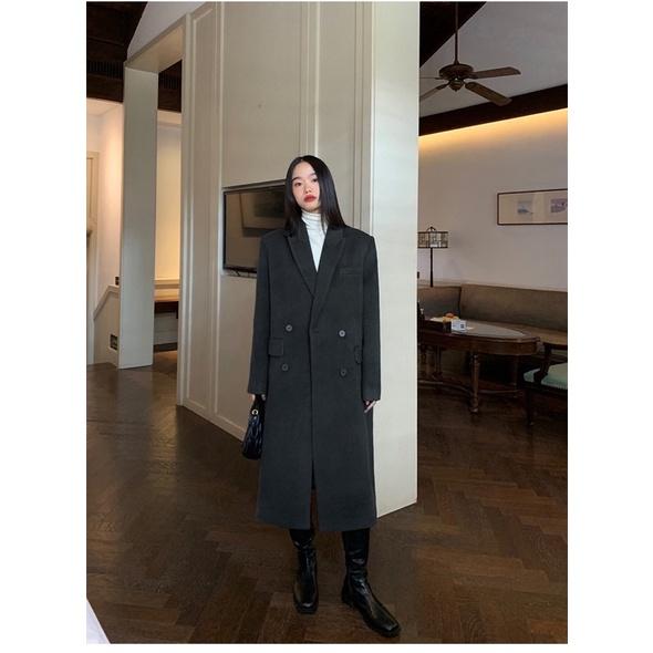Áo khoác trendcoat dạ ép cao cấp