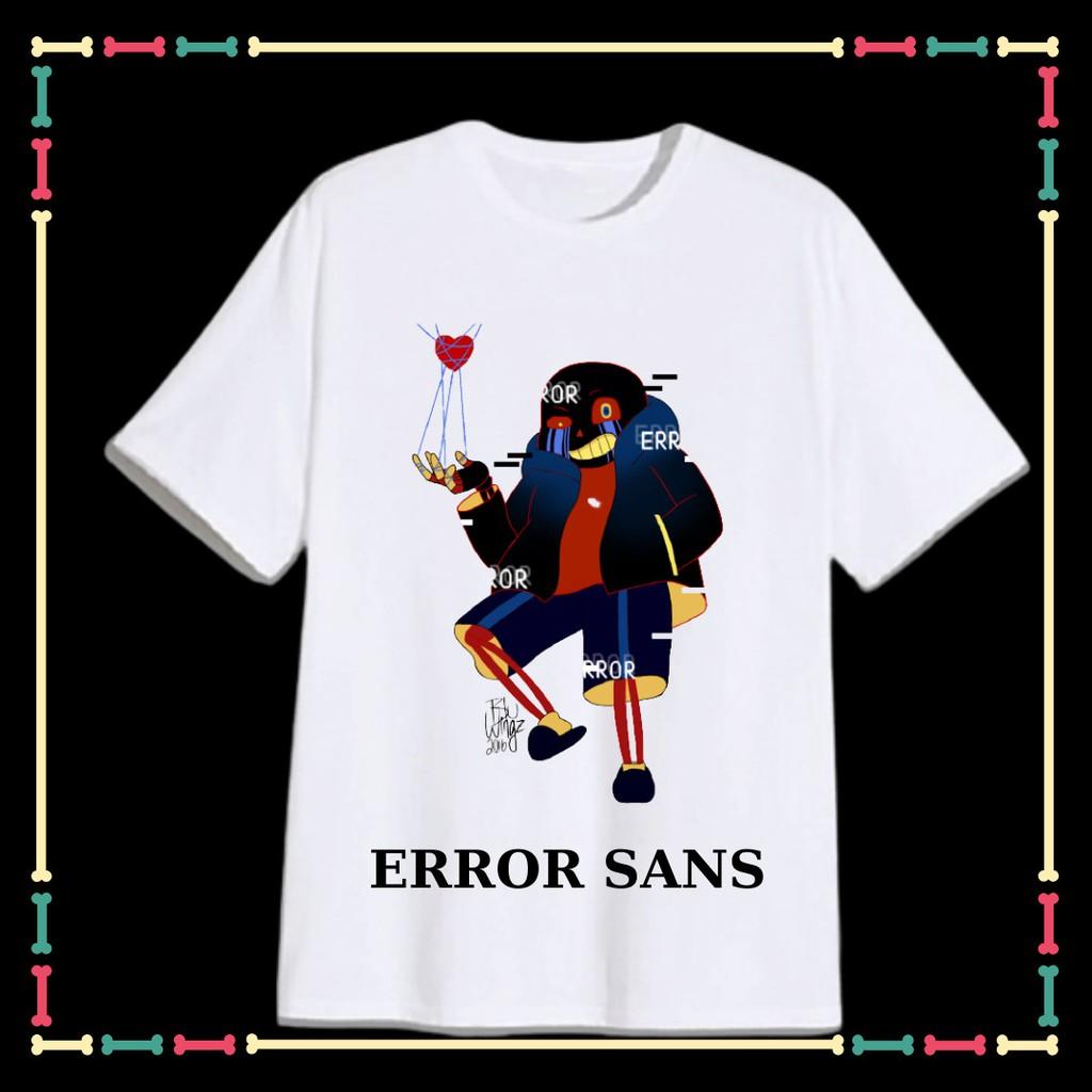 ÁO THUN XỊN XÒ CHO BÉ TRAI IN HÌNH ERROR SANS