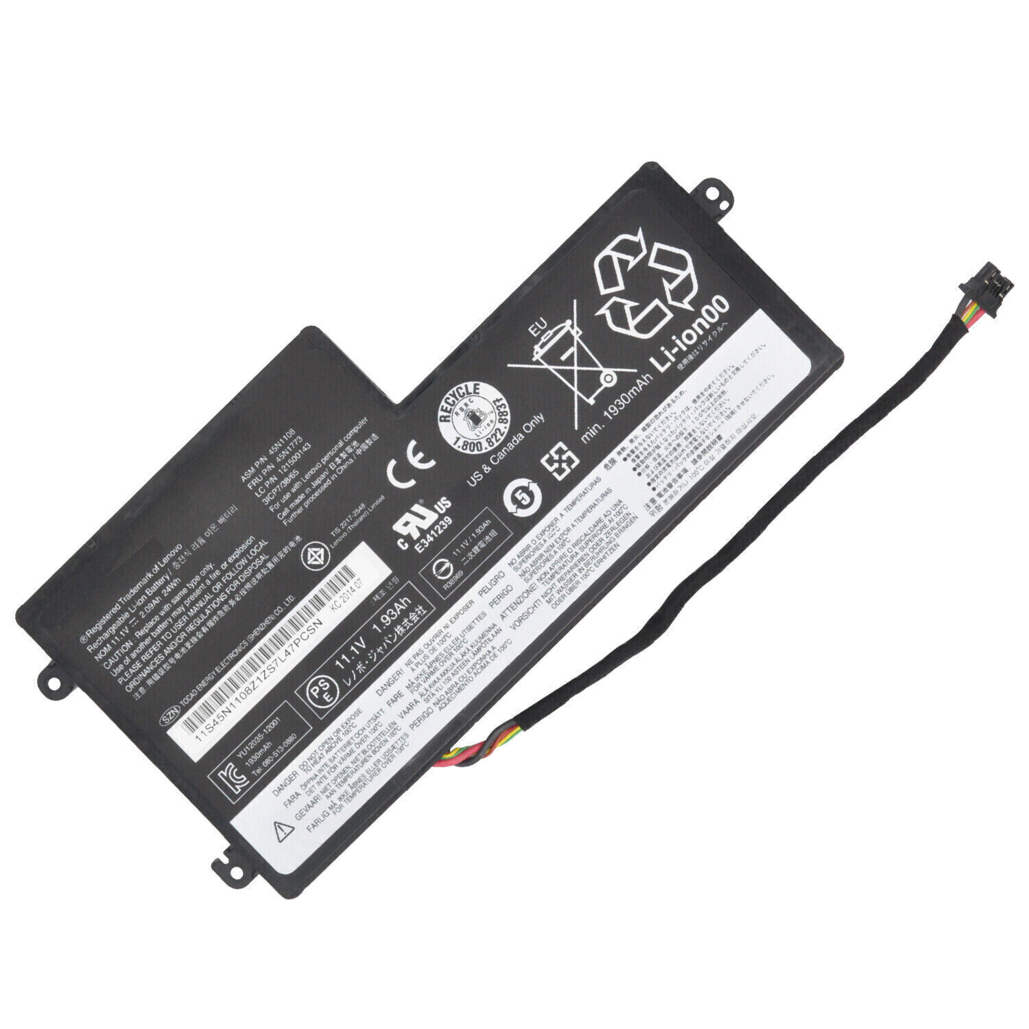 Pin dùng cho Laptop Lenovo T440 T440ST450 T460 45N1109 45n1110 45N1111 Battery (Original) 24Wh