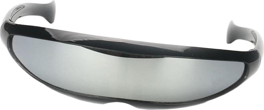 Futuristic Narrow Lens Visor Eyewear Sunglasses