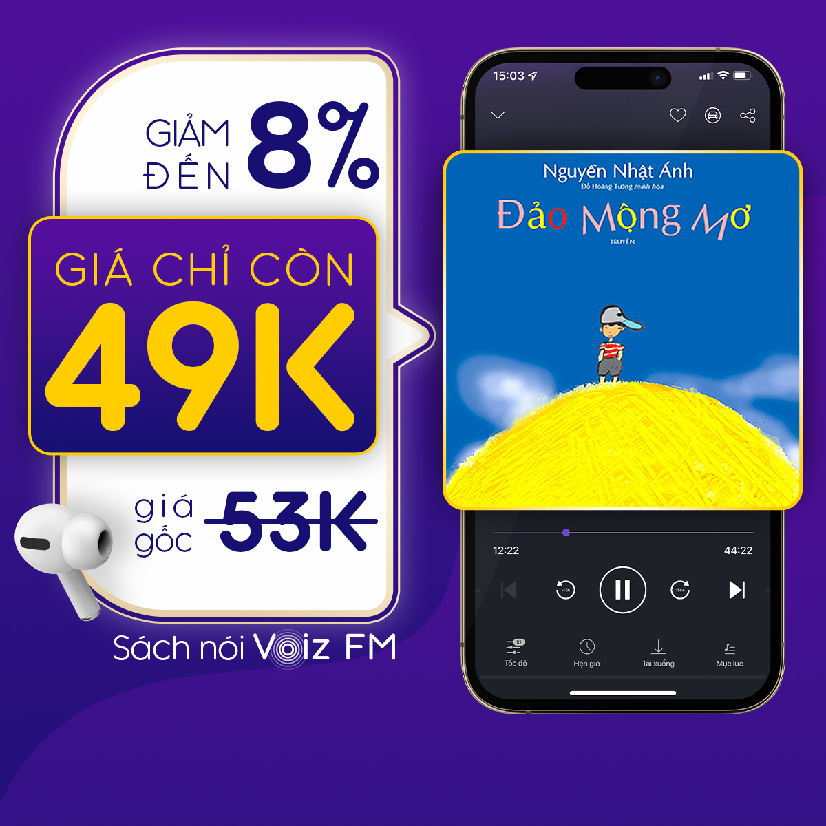 Voiz FM - Voucher nghe Sách Nói