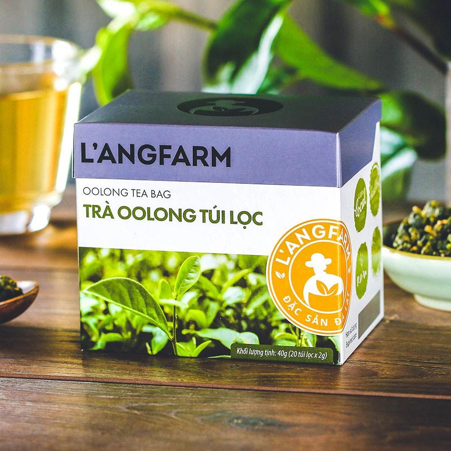 Trà oolong túi lọc L'angfarm, 20 tép, hộp