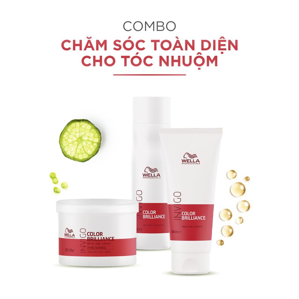 Dầu Hấp Wella Invigo Bảo Vệ Tóc Nhuộm, Duy Trì Độ Sáng Bóng Color Brilliance Mask 500ml