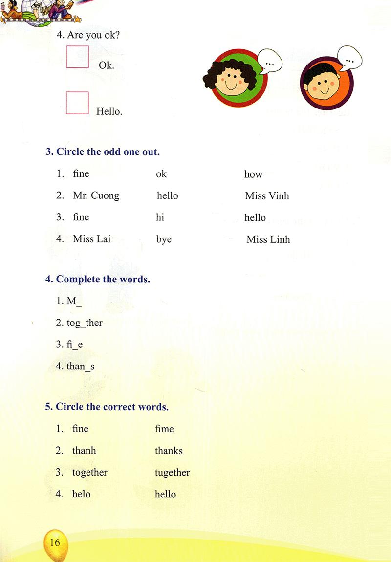 Vở Thực Hành Tiếng Anh Lớp 3