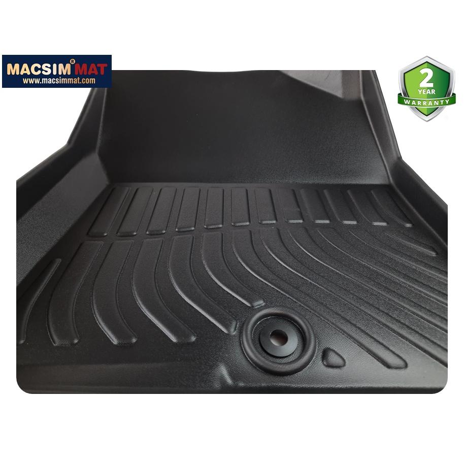 Kia Sorento 2021-2023 Thảm lót sàn xe ô tô Nhãn hiệu Macsim chất liệu nhựa TPE hàng loại 2