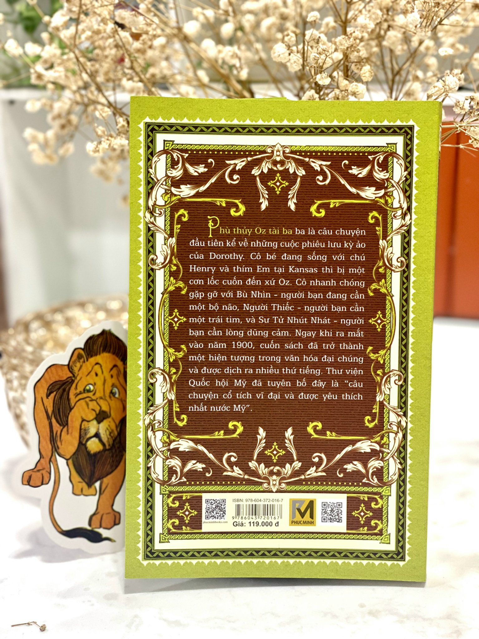 Phù thuỷ Oz tài ba - Tác giả L.Frank Baum (Bản dịch mới, tặng 1 bookmark bế hình nhân vật)